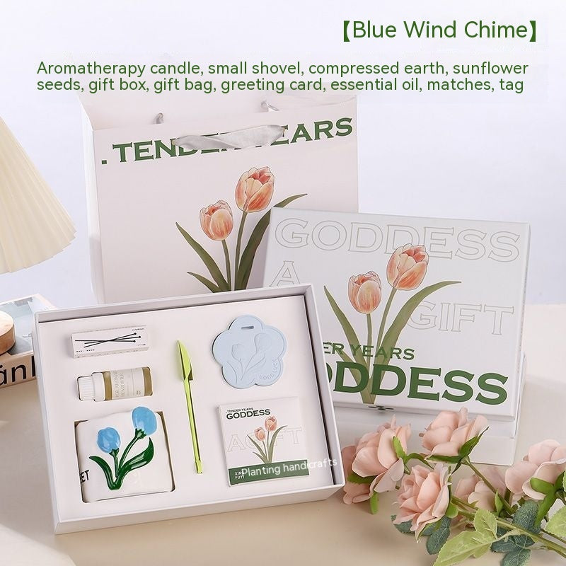 Tulip Aromatherapy Candle Gift Box Suit