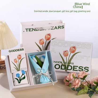 Tulip Aromatherapy Candle Gift Box Suit