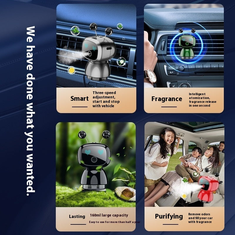 Car Air Outlet Robot Aromatherapy Intelligent Spray