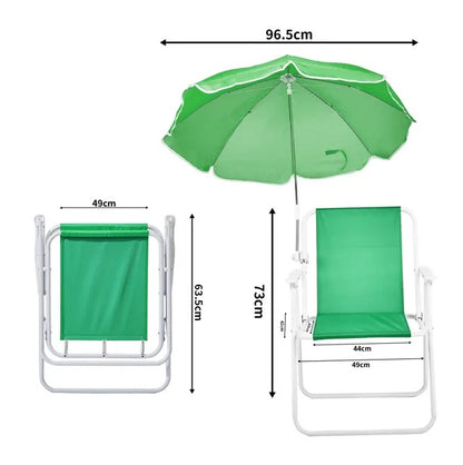 Folding Beach Chair With Umbrella For Adults Lightweight Porable Camping Chair With 265lbs Capacity